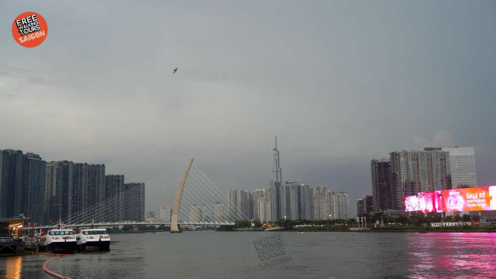 Bach Dang Wharf & Ba Son Bridge at Night